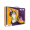OKTO | DIY 3D Creative Air Dry Clay Kit | Kids Painting by Numbers Coloring Set | CAT | Frame 11.8x11.8 in